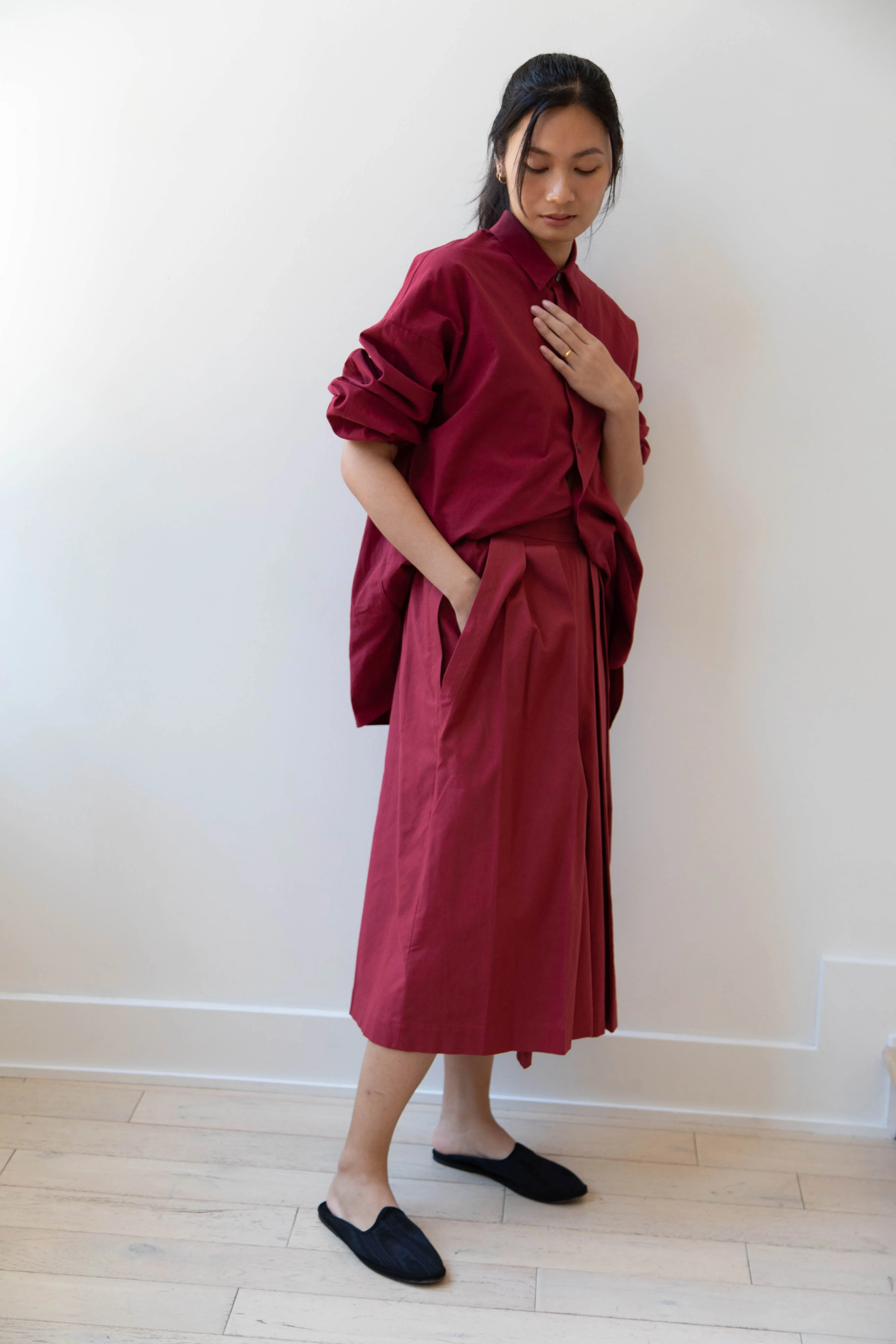 École de Curiosités | Pina Pants in Red Wine