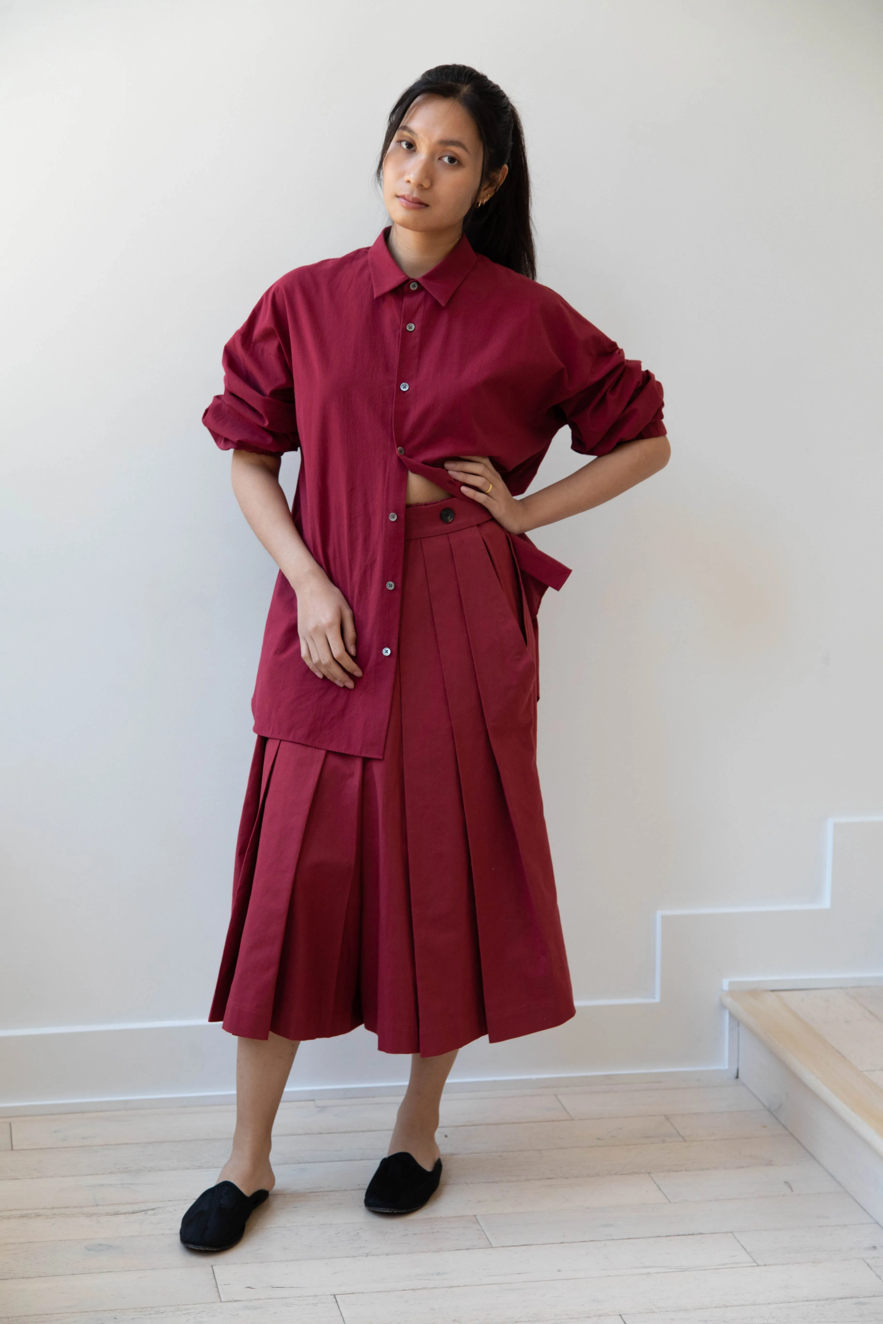 École de Curiosités | Pina Pants in Red Wine