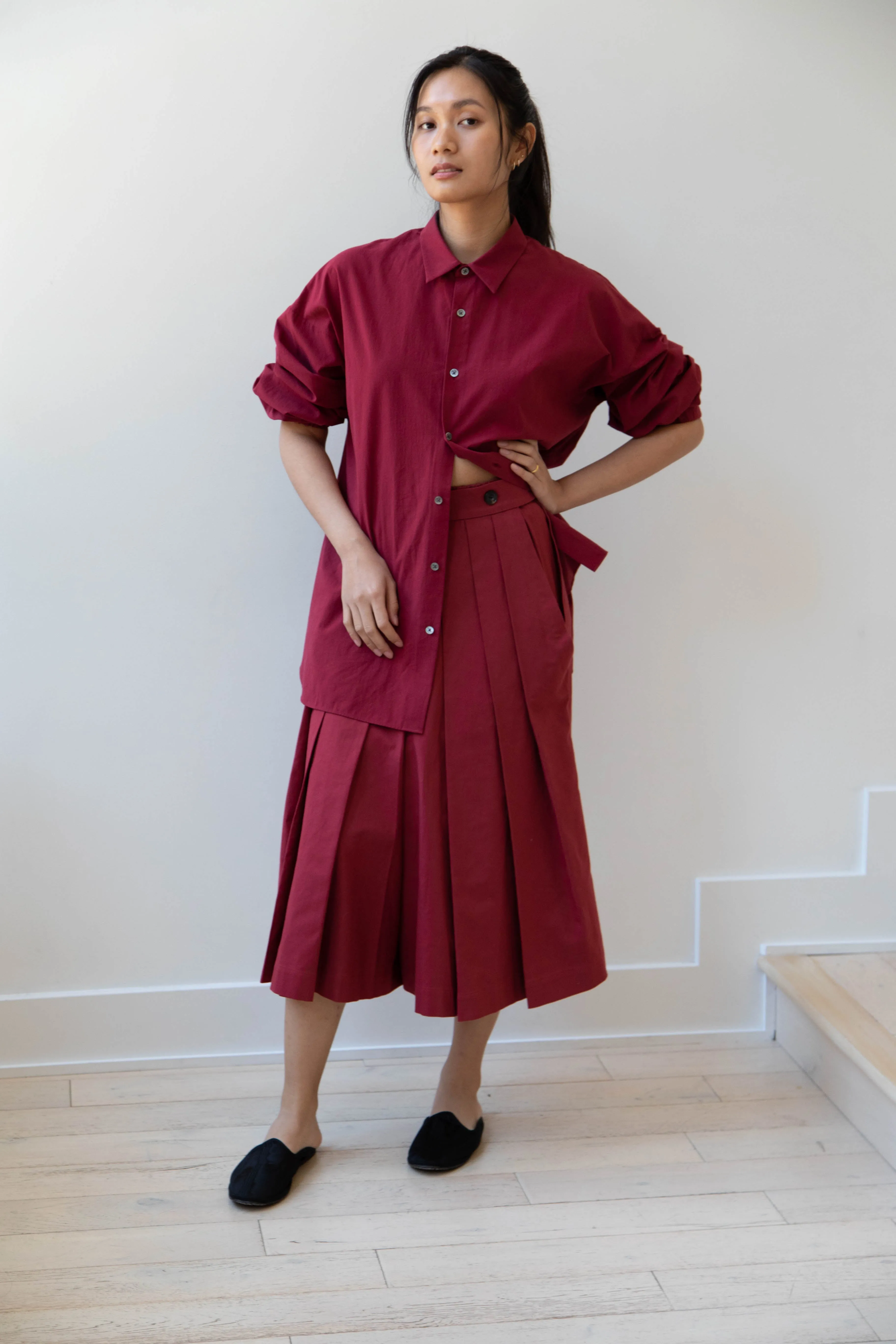 École de Curiosités | Pina Pants in Red Wine