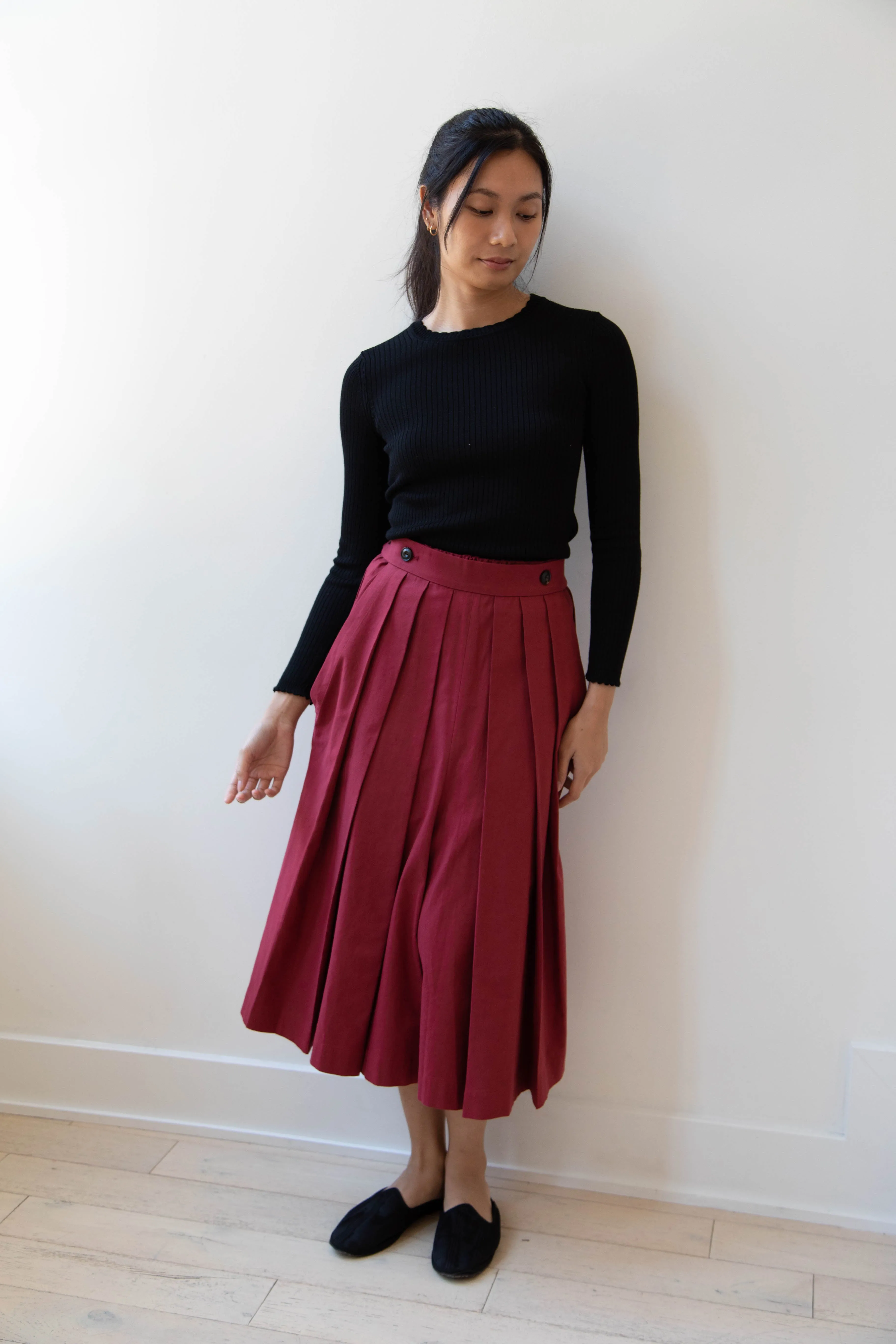 École de Curiosités | Pina Pants in Red Wine