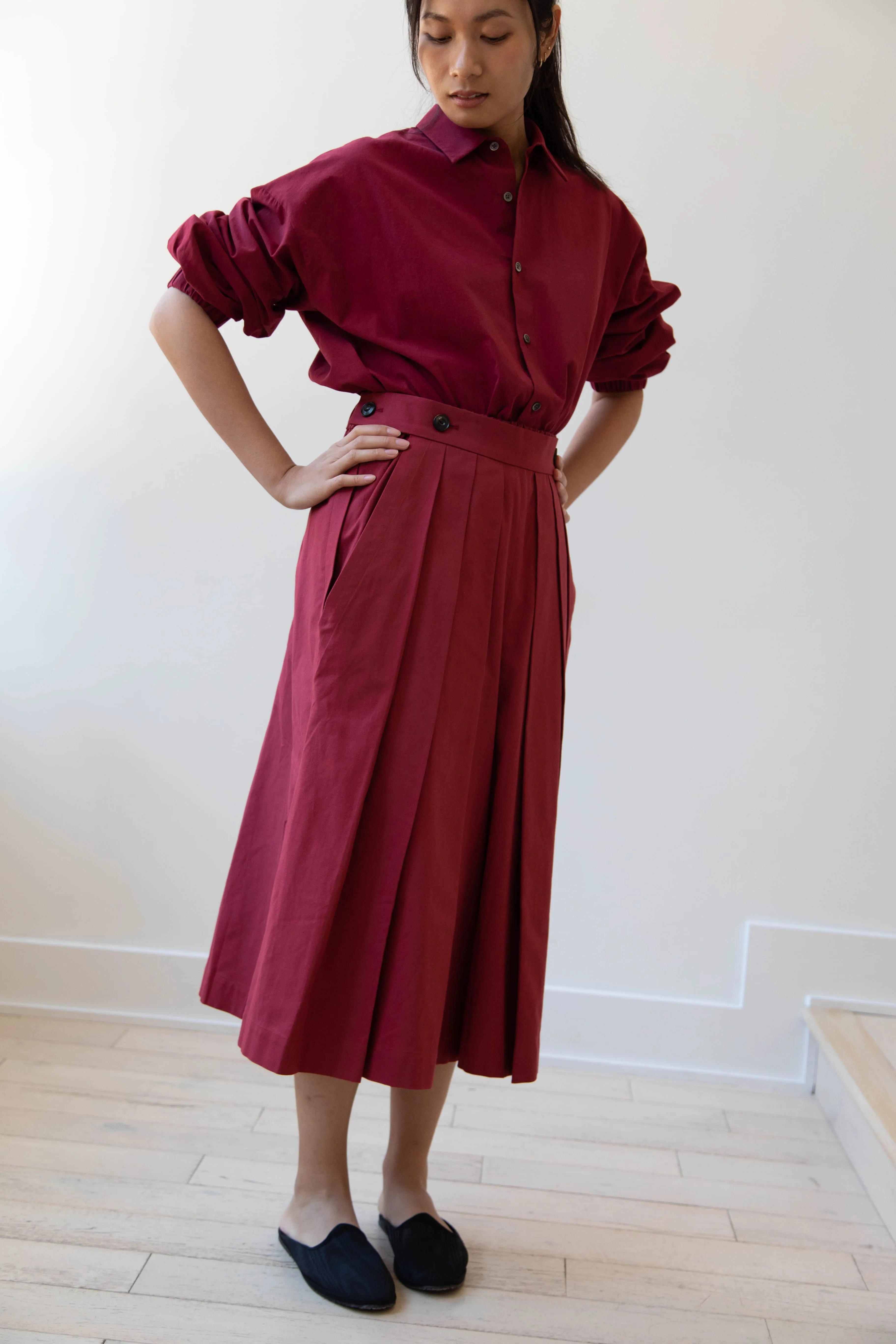 École de Curiosités | Pina Pants in Red Wine