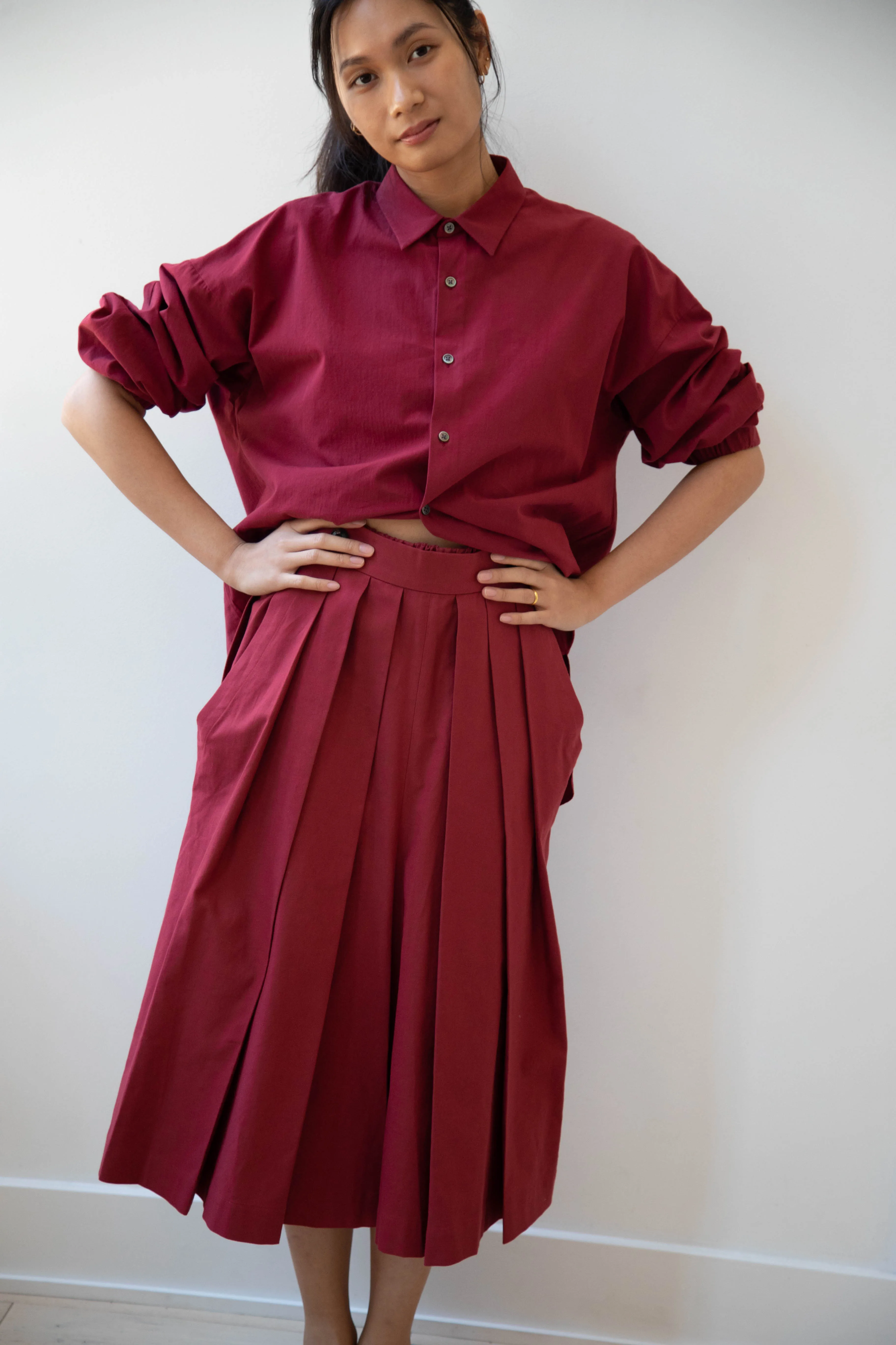 École de Curiosités | Pina Pants in Red Wine