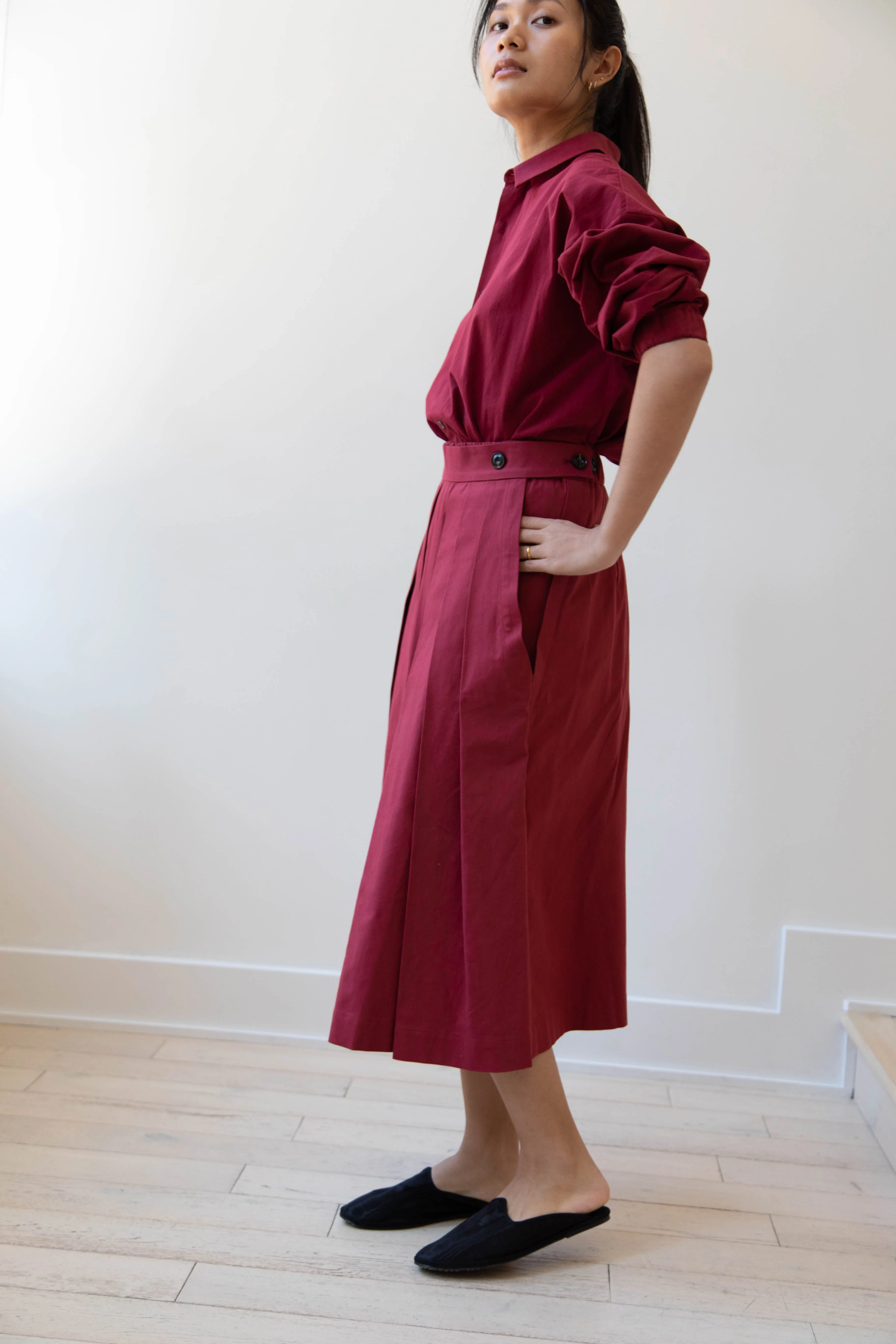 École de Curiosités | Pina Pants in Red Wine