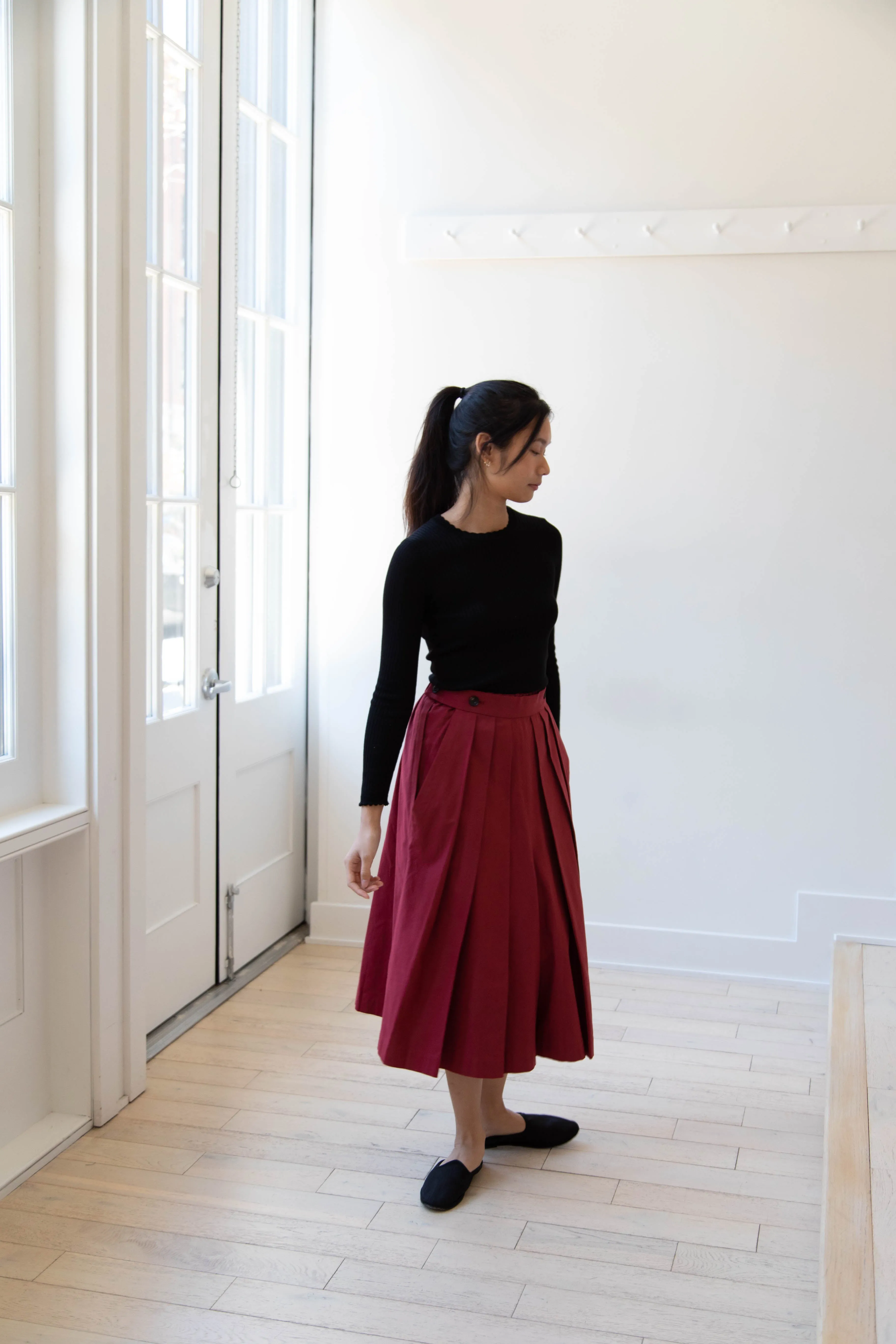 École de Curiosités | Pina Pants in Red Wine