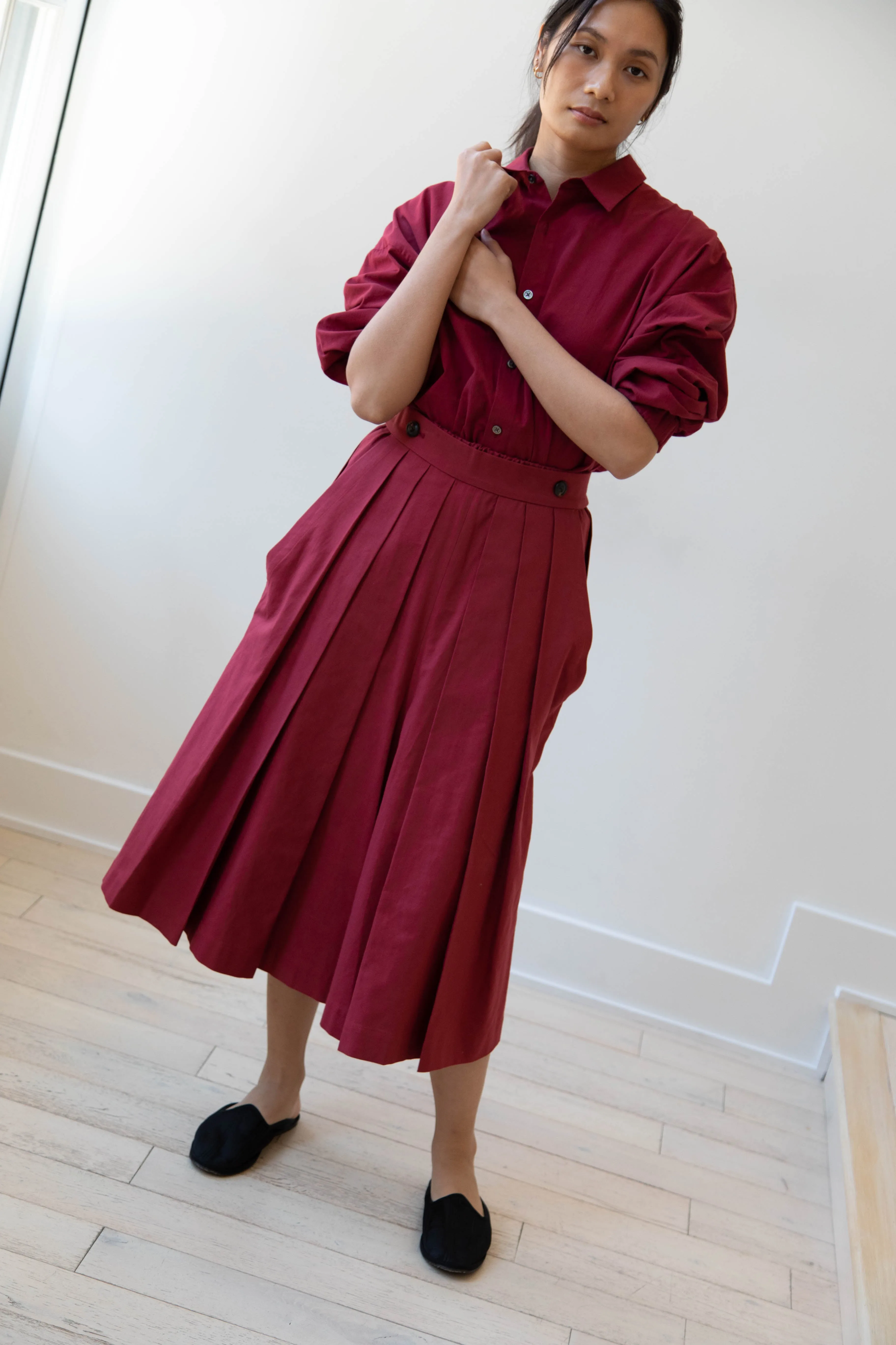 École de Curiosités | Pina Pants in Red Wine