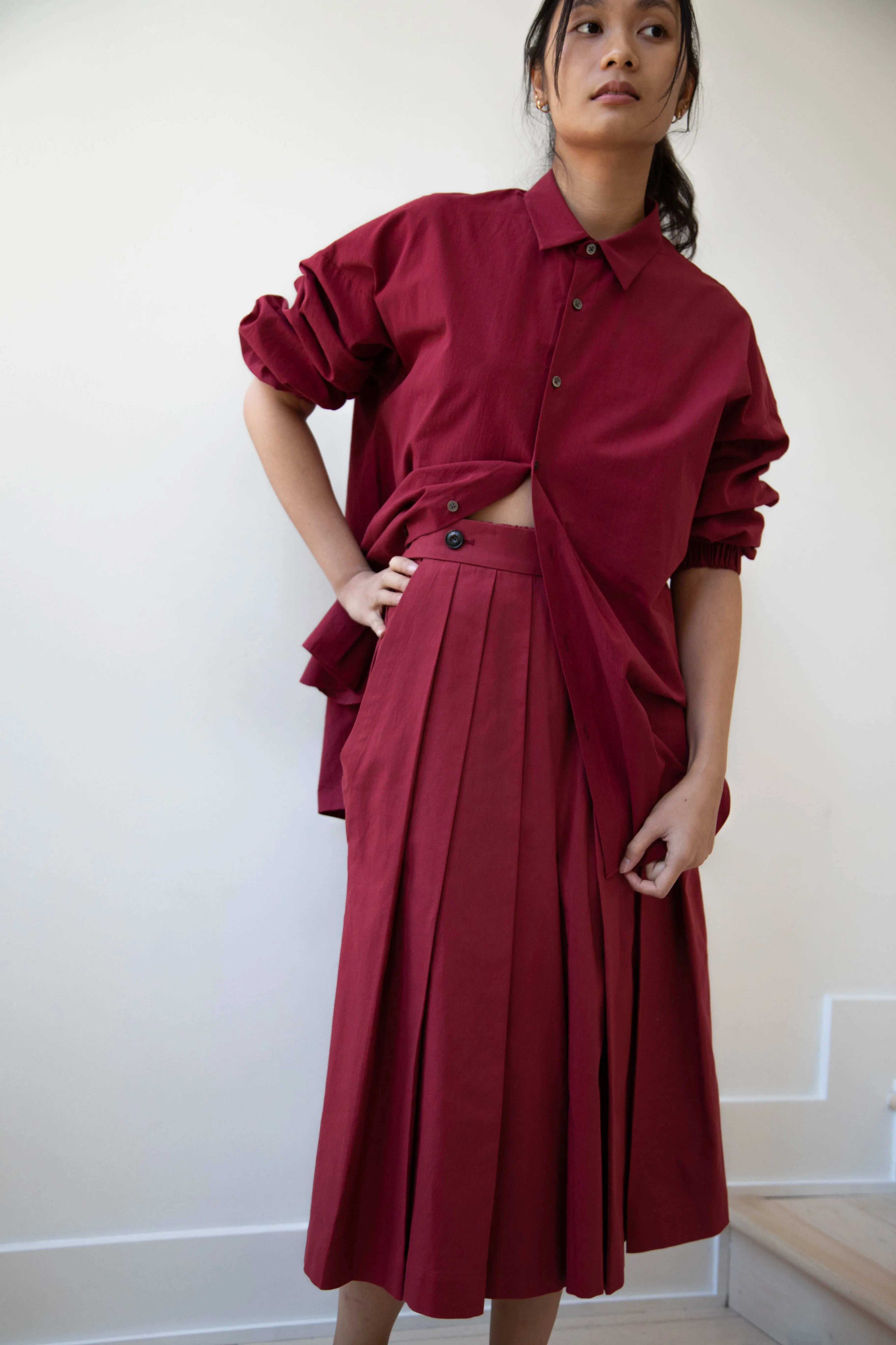 École de Curiosités | Pina Pants in Red Wine