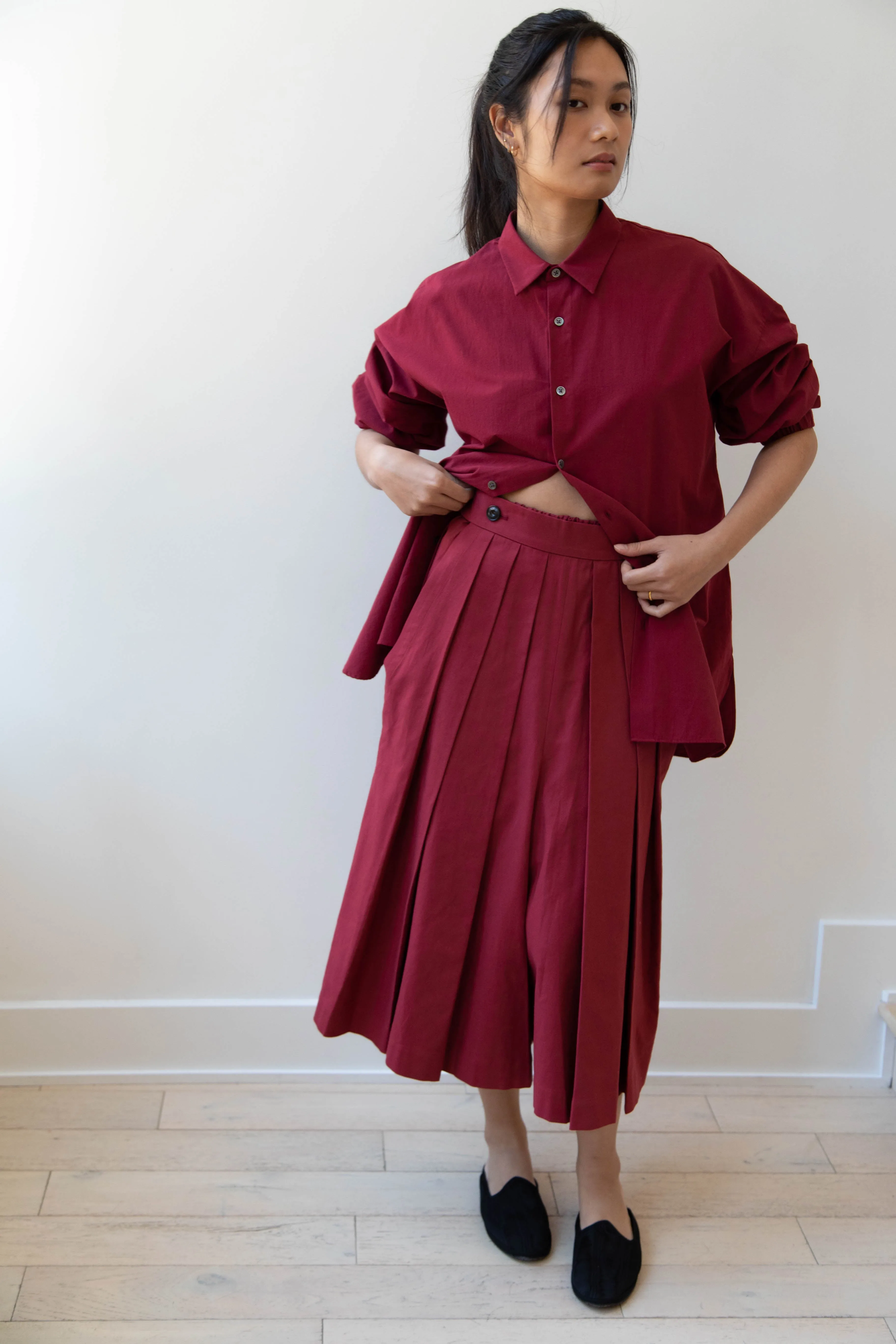 École de Curiosités | Pina Pants in Red Wine
