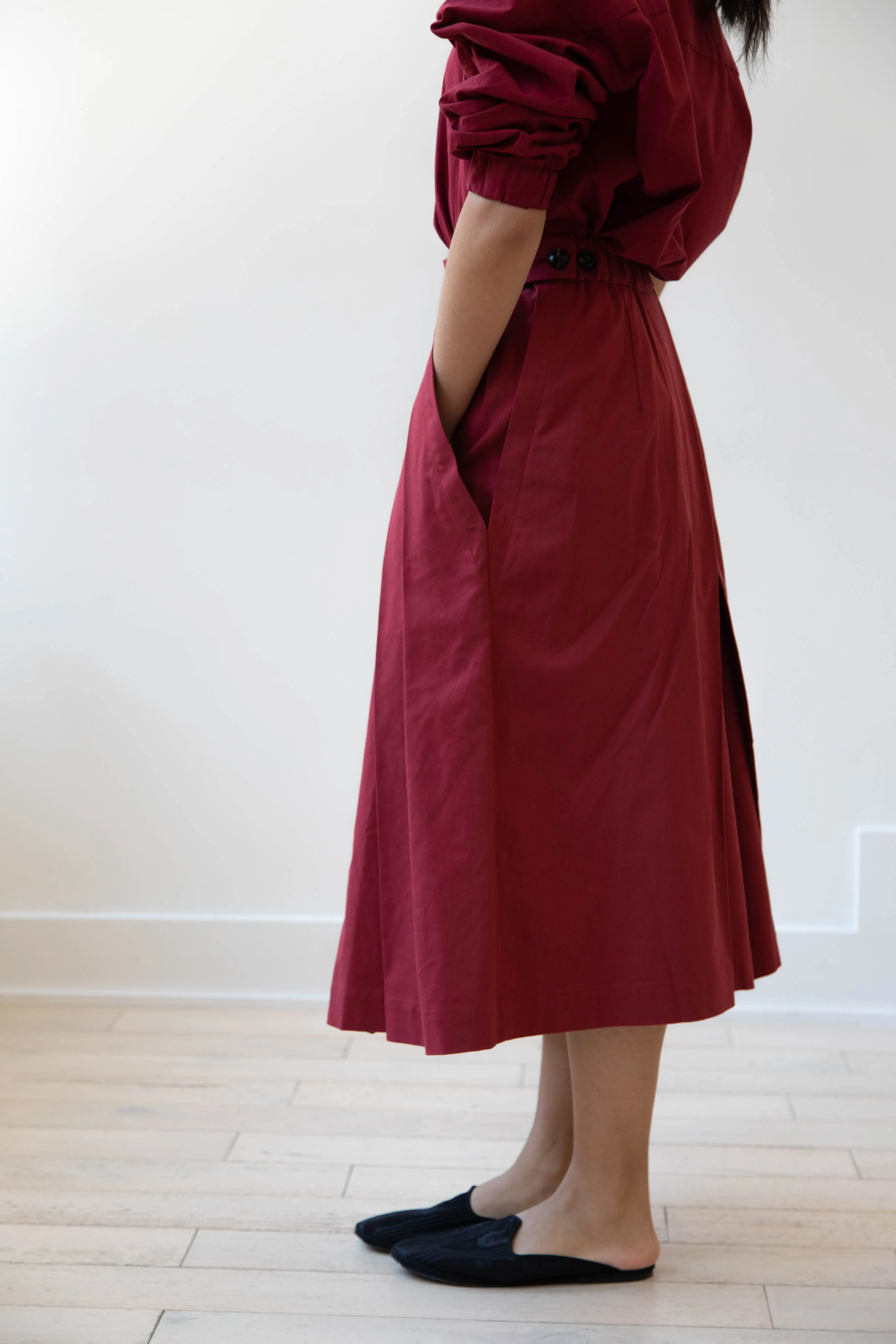 École de Curiosités | Pina Pants in Red Wine