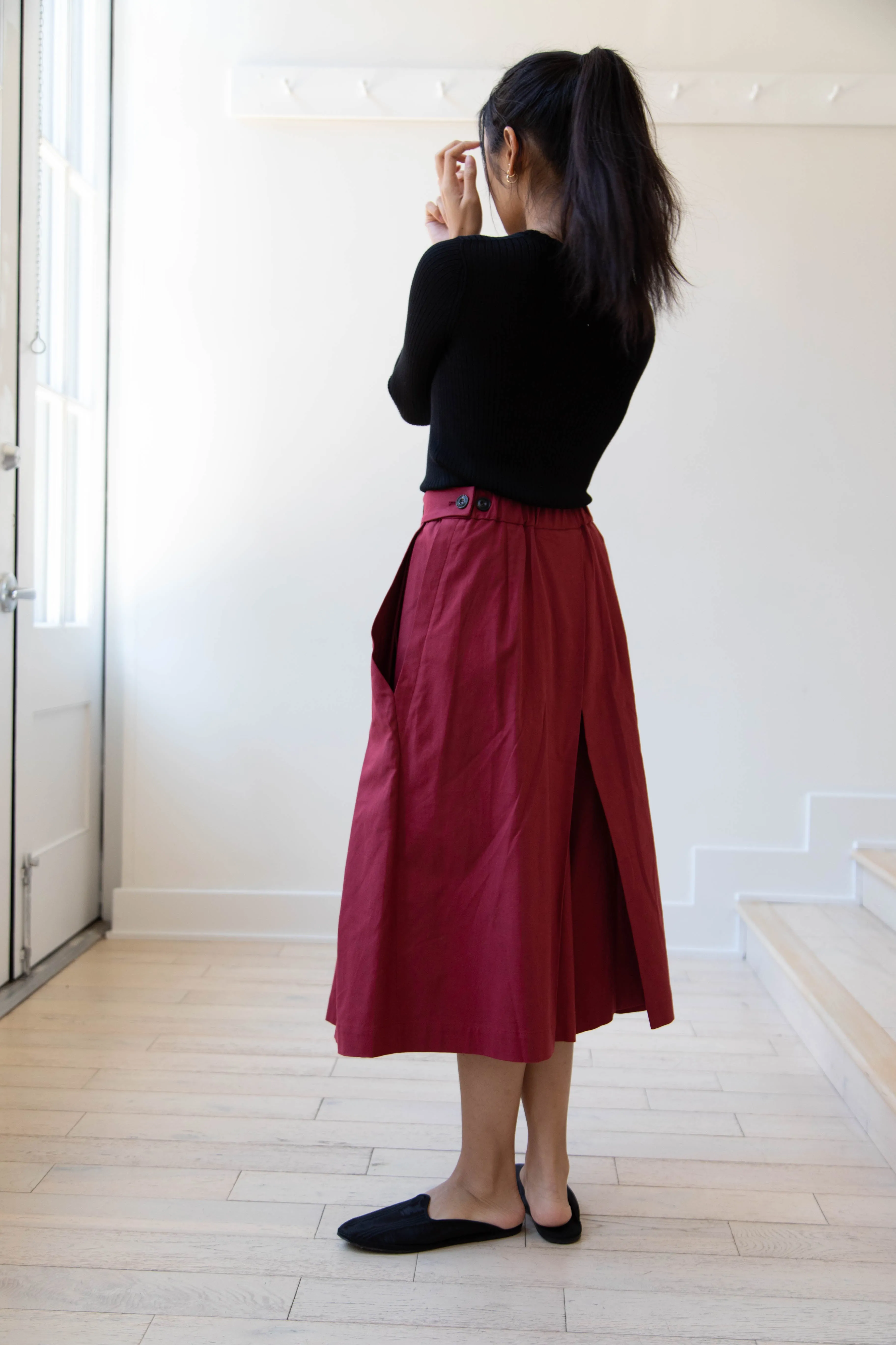École de Curiosités | Pina Pants in Red Wine
