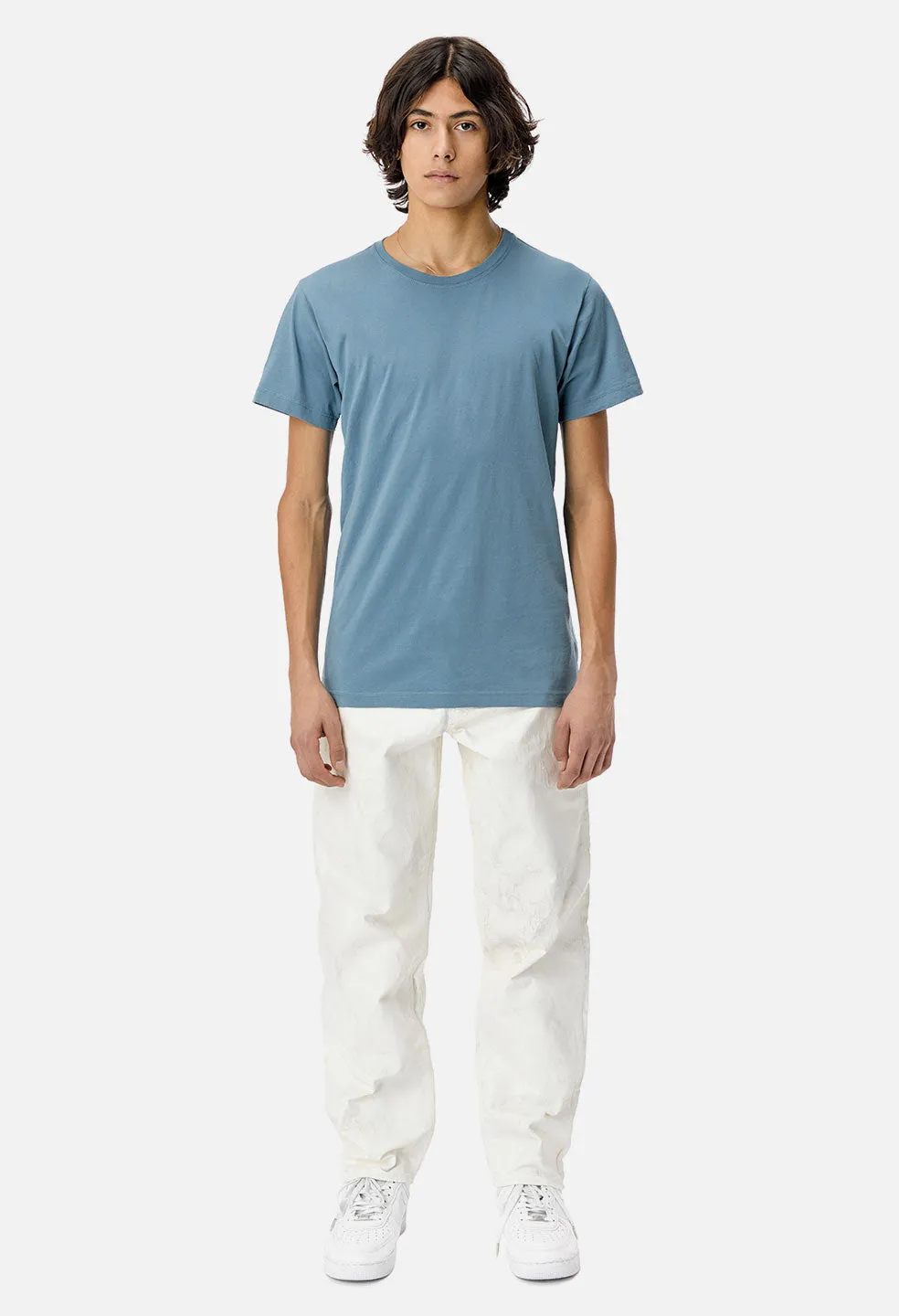 Cotton Classic Crew / Dusty Blue