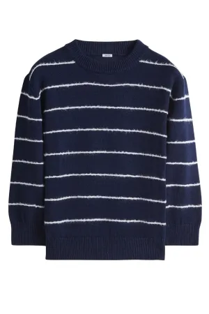 Crewneck Jumper - Blue Stripe