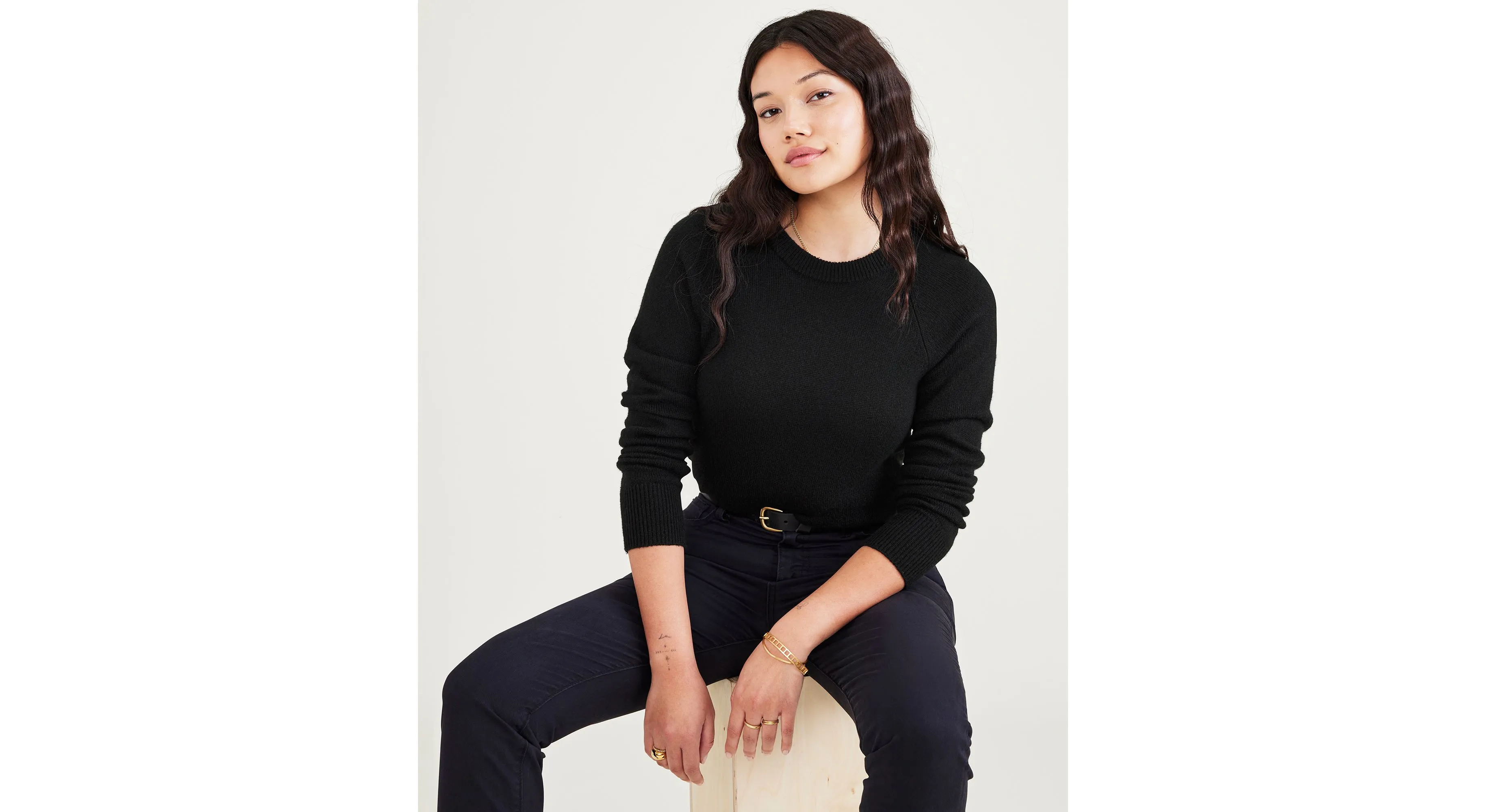 Crewneck Sweater, Classic Fit