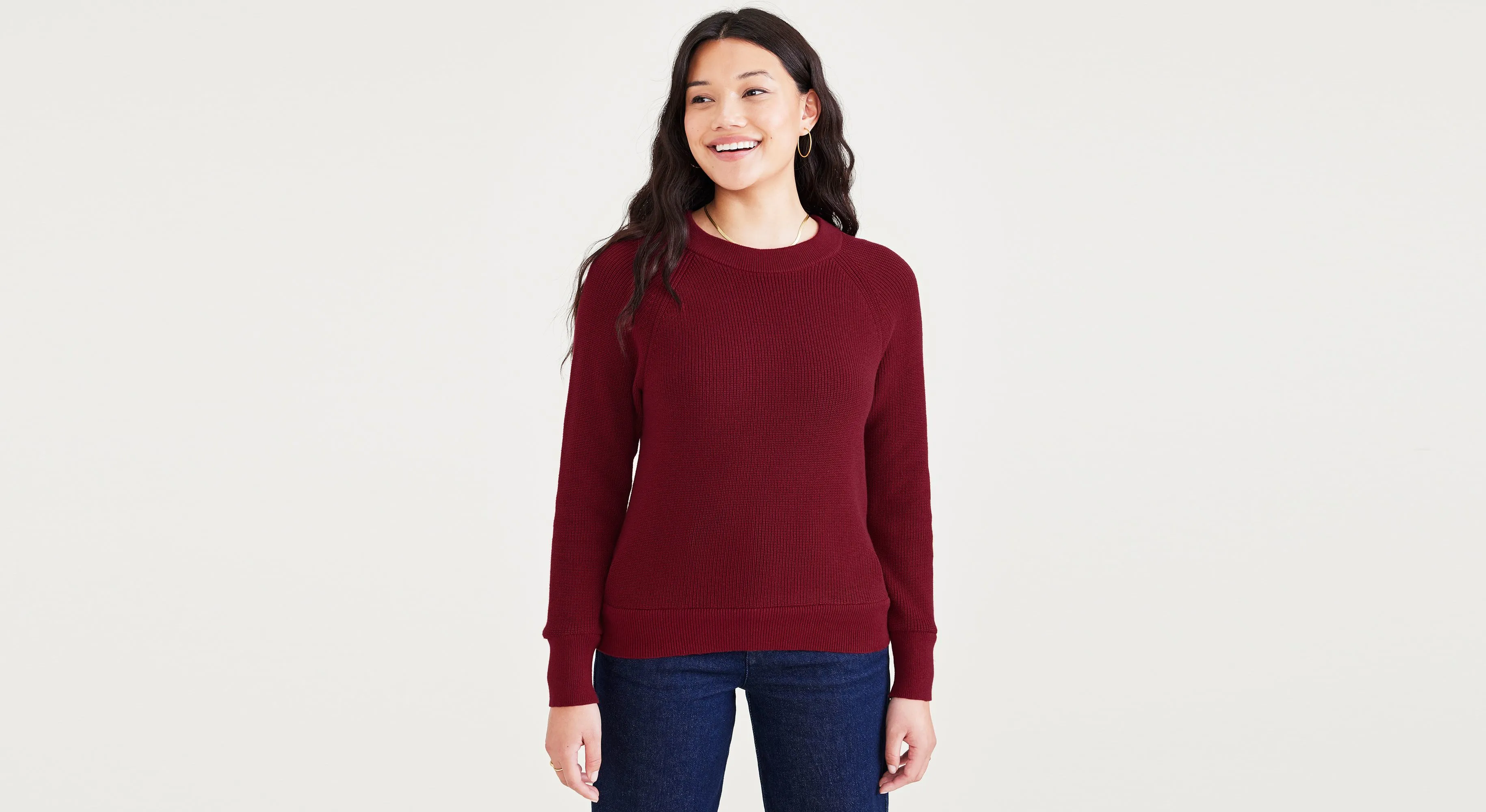 Crewneck Sweater, Classic Fit