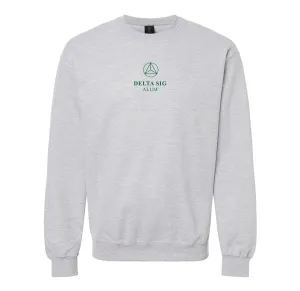 Delta Sig Alumni Embroidered Symbol Crewneck