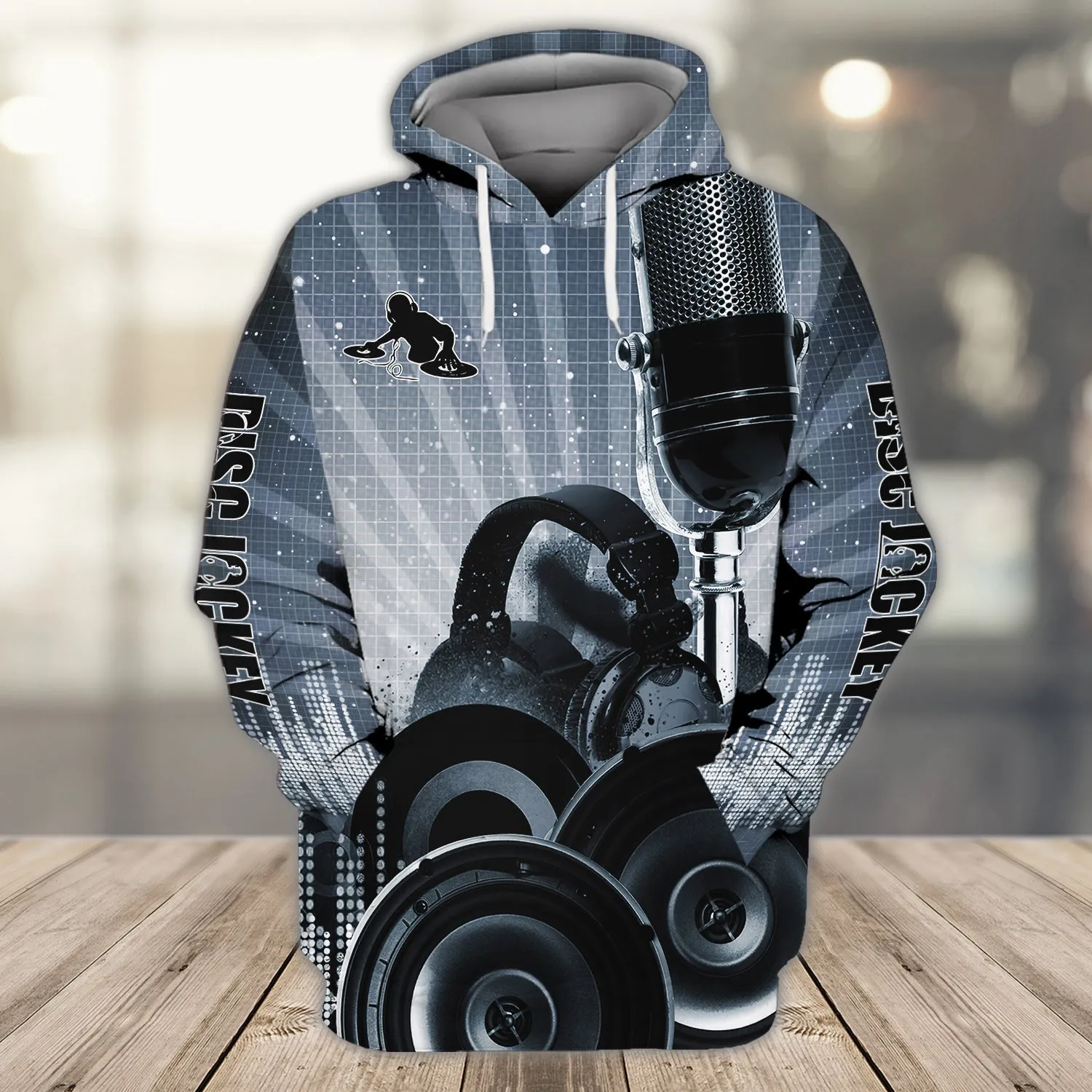 DJ Micro Tab Music Lover 3D Sweatshirt Hoodie Bomber, Christmas Shirt for DJ Lovers, DJ Sweatshirt