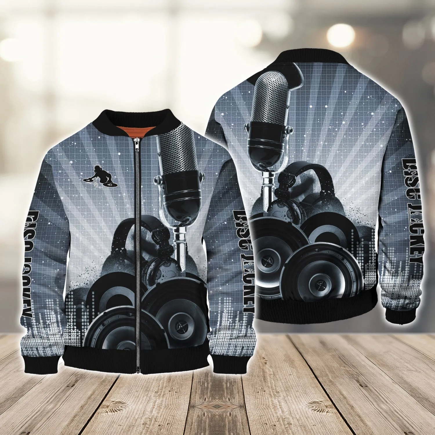 DJ Micro Tab Music Lover 3D Sweatshirt Hoodie Bomber, Christmas Shirt for DJ Lovers, DJ Sweatshirt