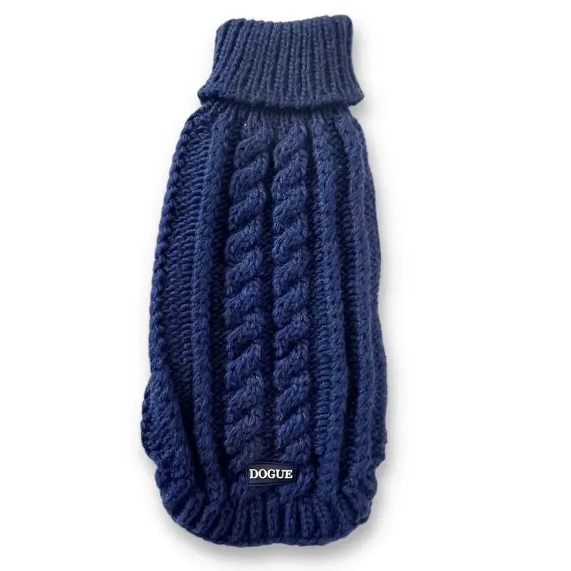 DOGUE Cable Knit Dog Jumper