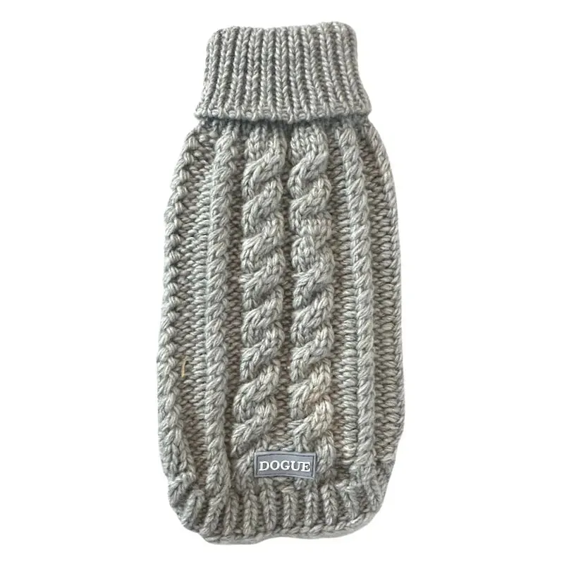 DOGUE Cable Knit Dog Jumper
