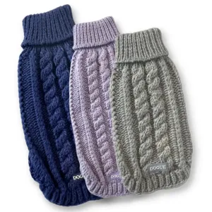DOGUE Cable Knit Dog Jumper