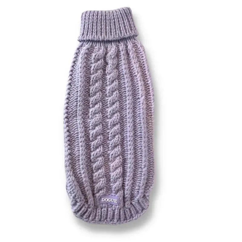 DOGUE Cable Knit Dog Jumper