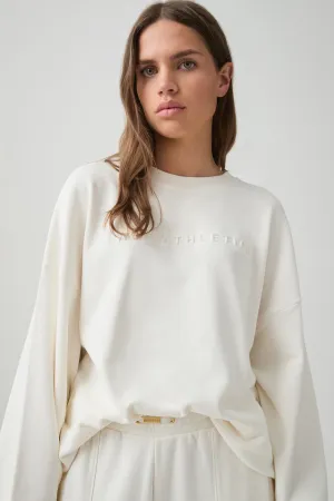 Embossed Logo Crew Sweater 401
