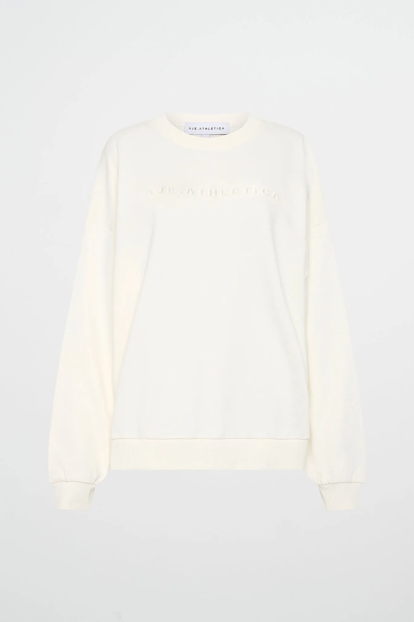 Embossed Logo Crew Sweater 401