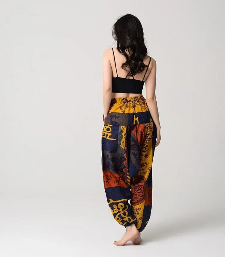 Ethnic Art Tribal Harem Pants
