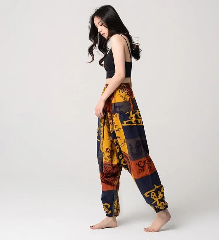 Ethnic Art Tribal Harem Pants