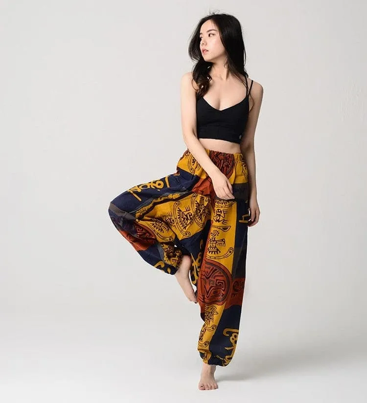 Ethnic Art Tribal Harem Pants
