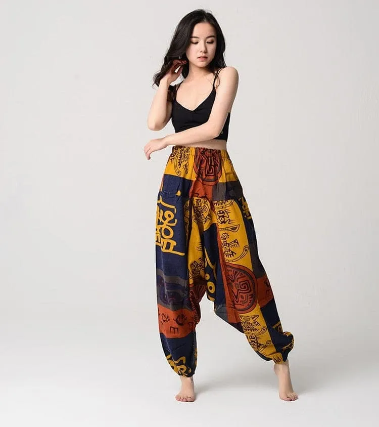 Ethnic Art Tribal Harem Pants