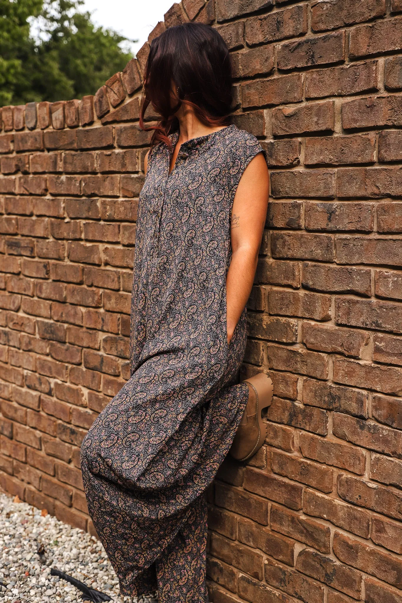 Fall in Love Wide Leg Jumpsuit