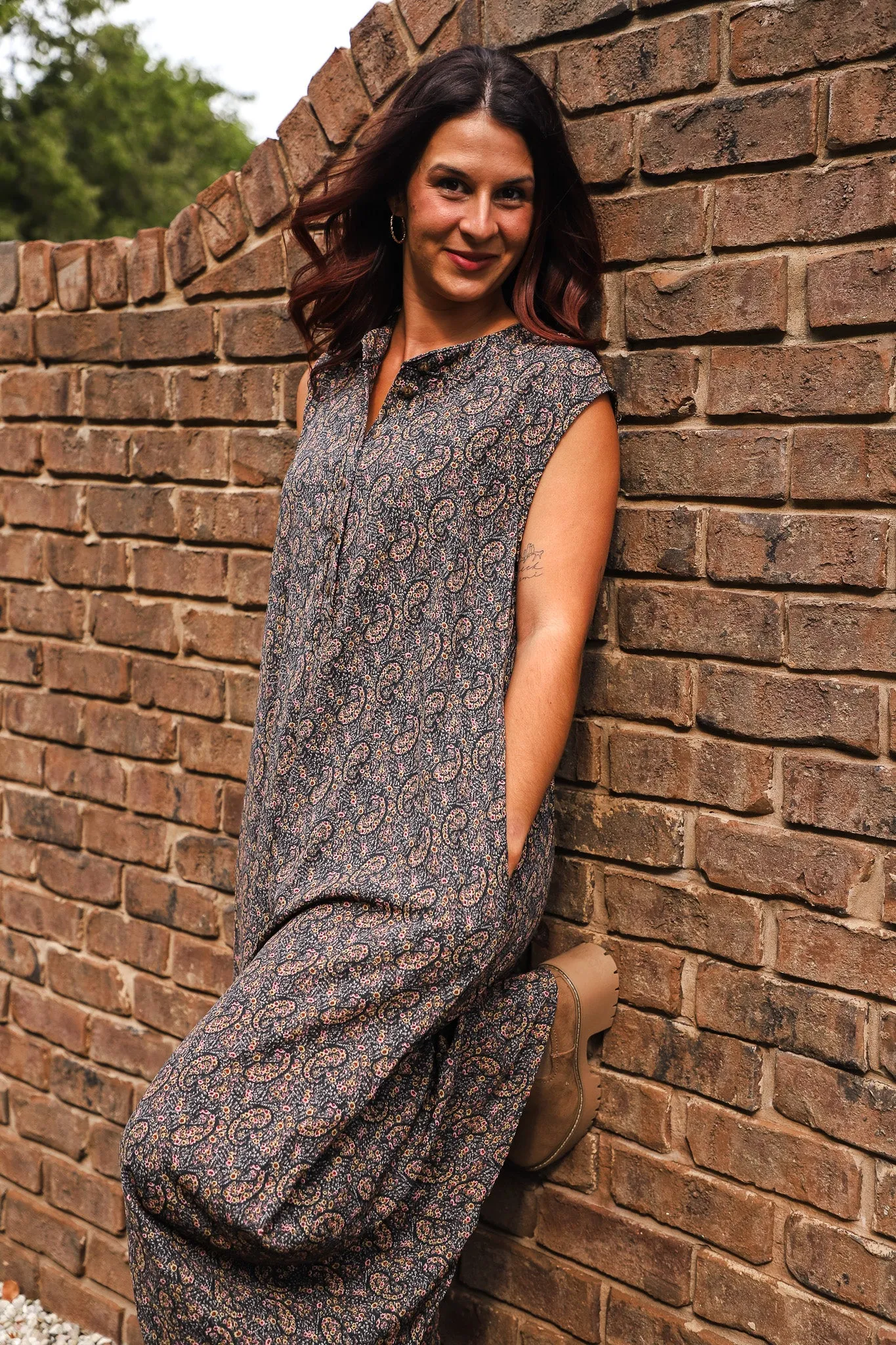Fall in Love Wide Leg Jumpsuit