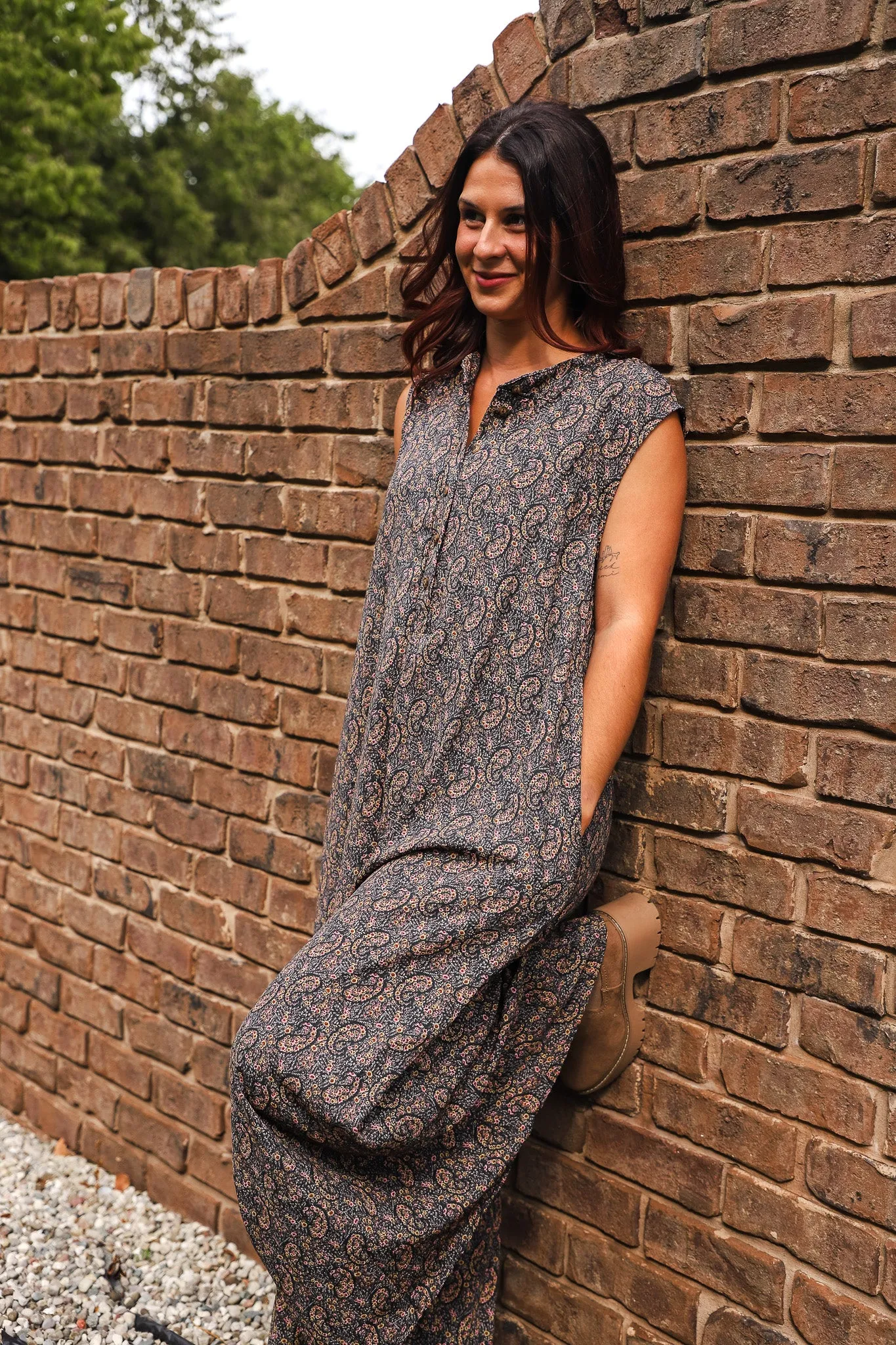 Fall in Love Wide Leg Jumpsuit