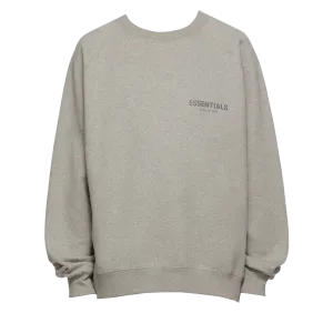 Fear of God Essentials Core Collection Pullover Crewneck Dark Heather Oatmeal