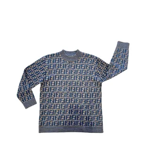 Fendi FF Oversized Crewneck Sweater