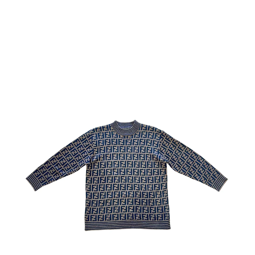 Fendi FF Oversized Crewneck Sweater