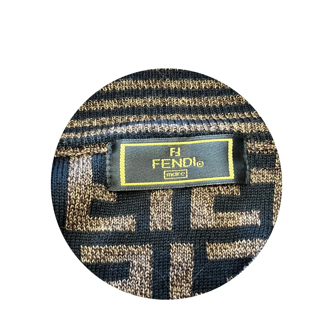 Fendi FF Oversized Crewneck Sweater