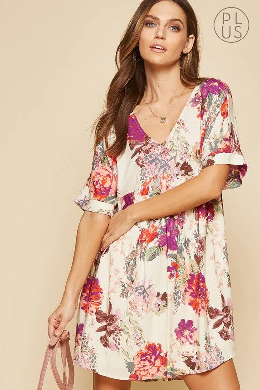 Floral Babydoll Dress