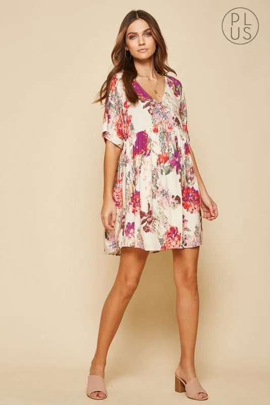 Floral Babydoll Dress