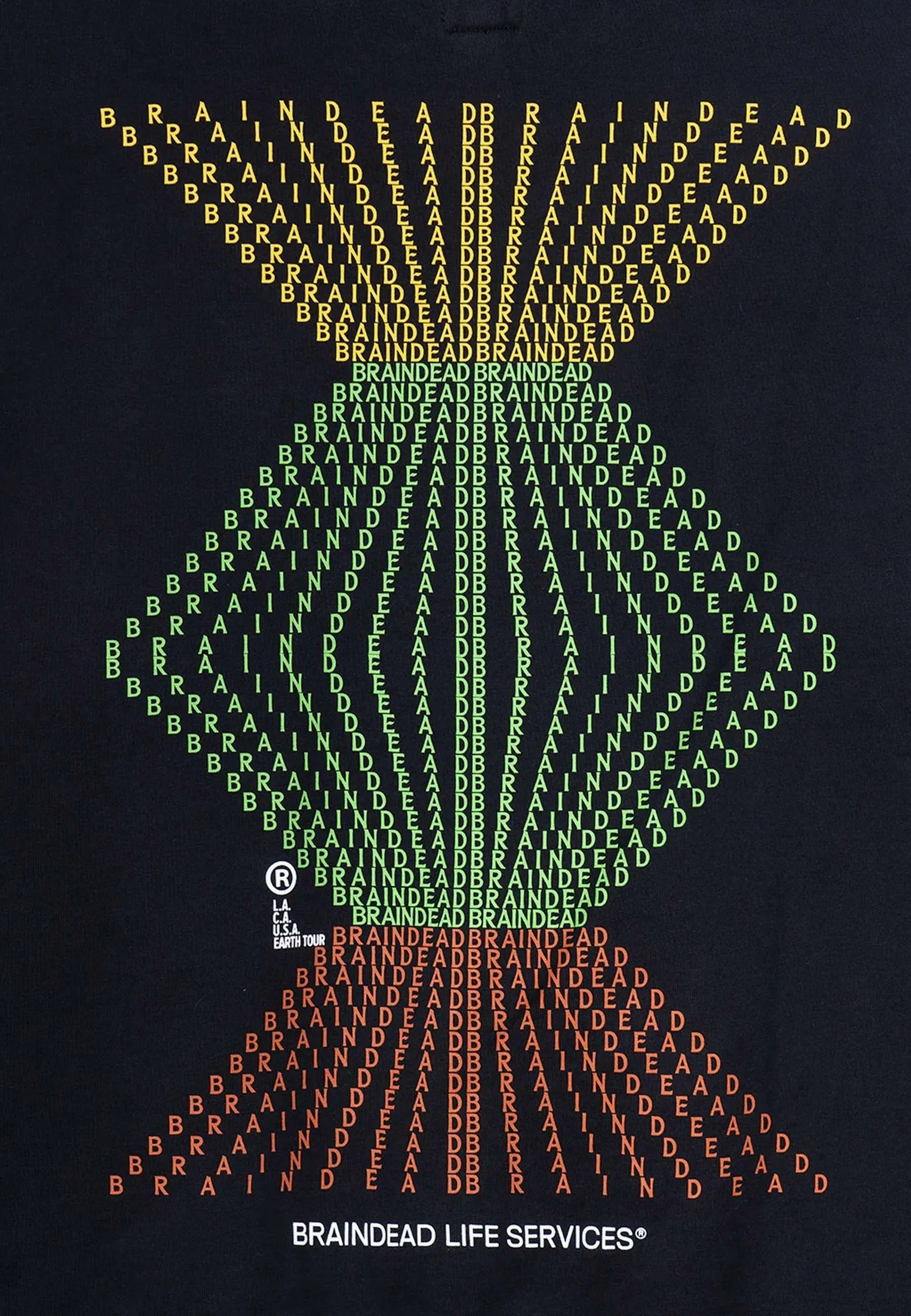 Fractal Crewneck - black