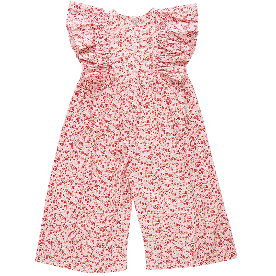 Girls Raphaela Jumper - Pink Mini Ditsy