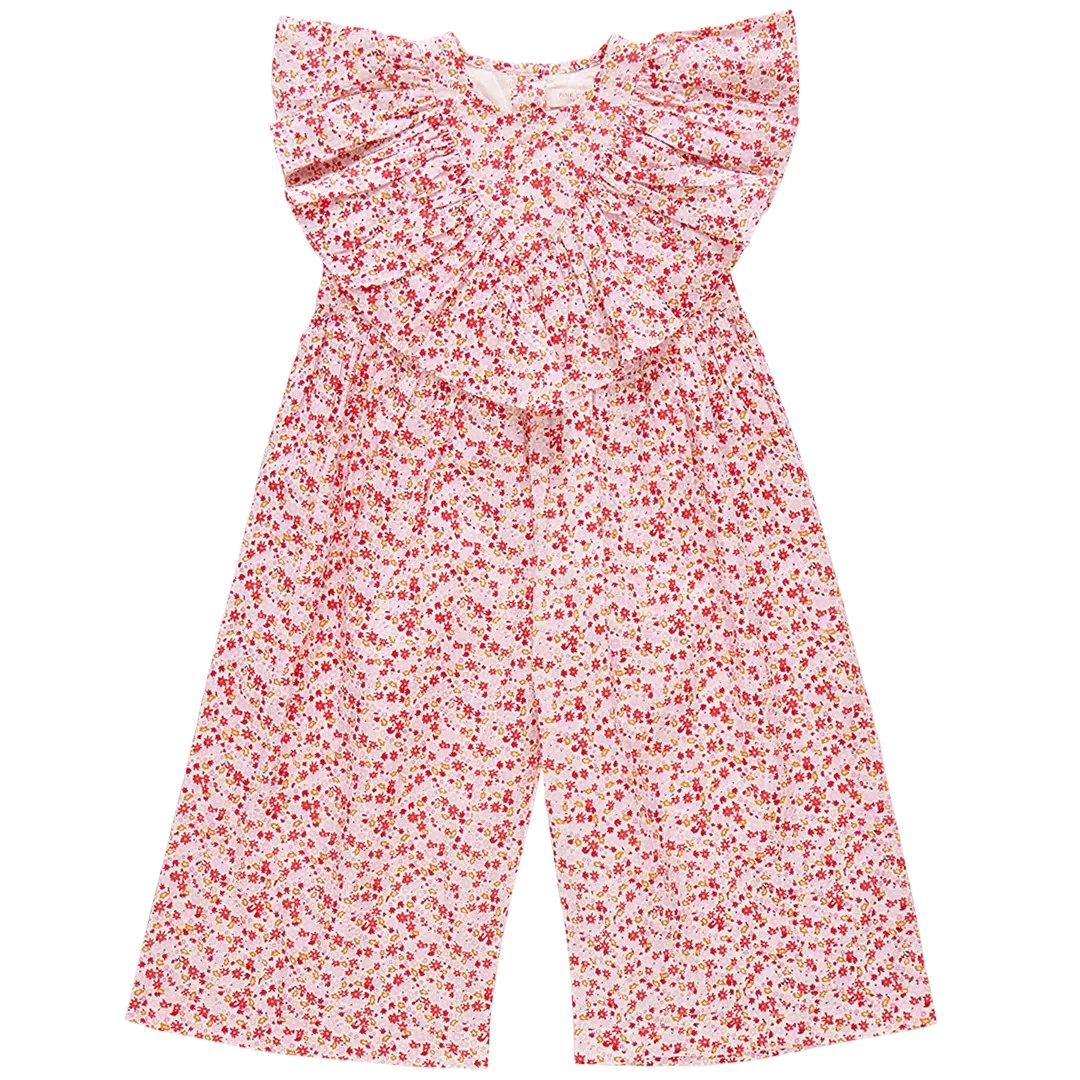 Girls Raphaela Jumper - Pink Mini Ditsy