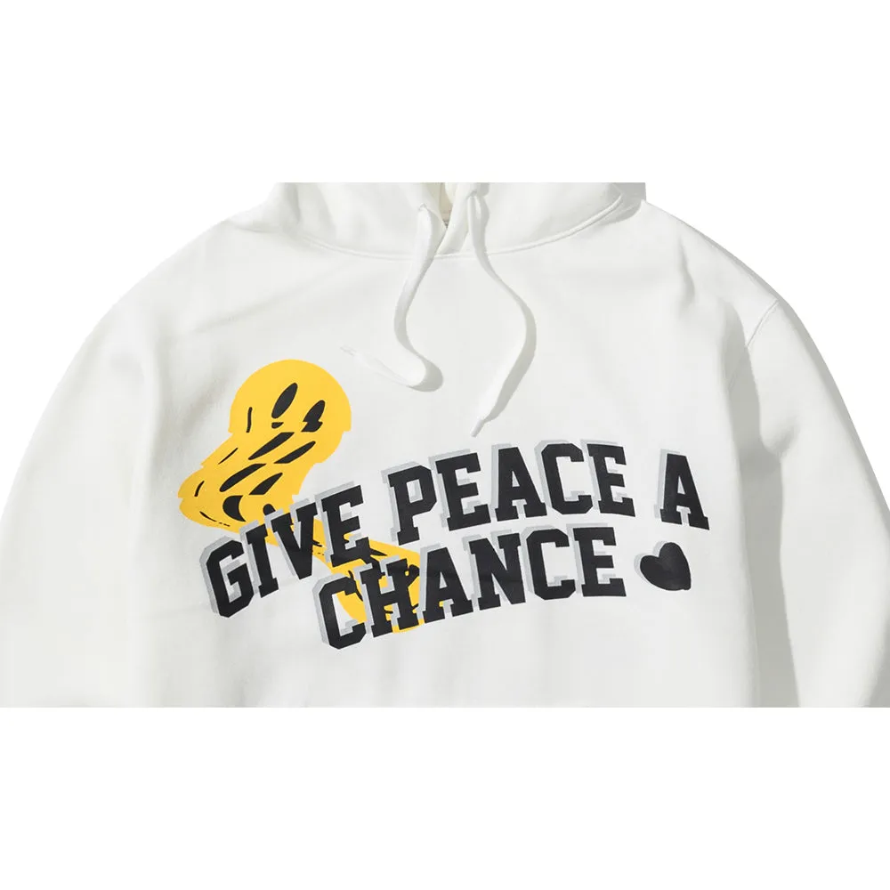 GPC SMILE BIG LOGO HOODIE WHITE