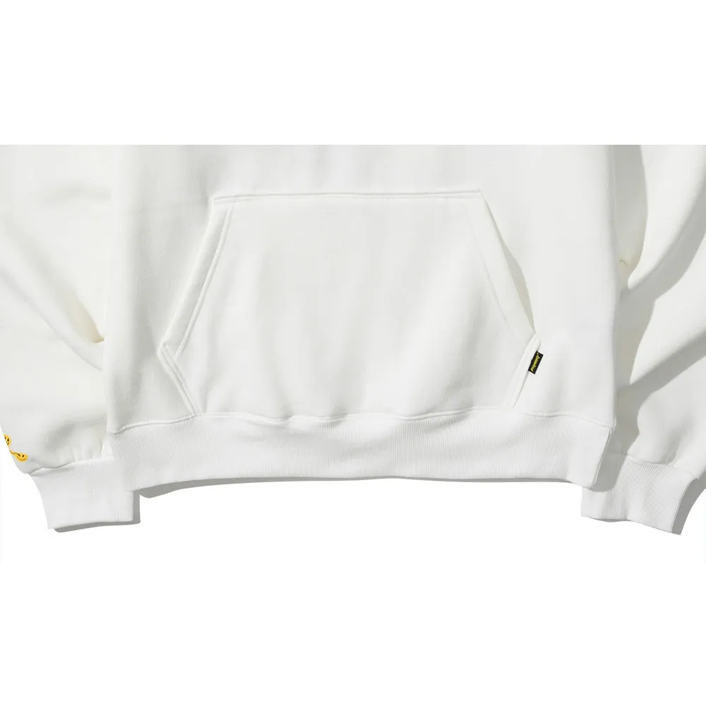 GPC SMILE BIG LOGO HOODIE WHITE