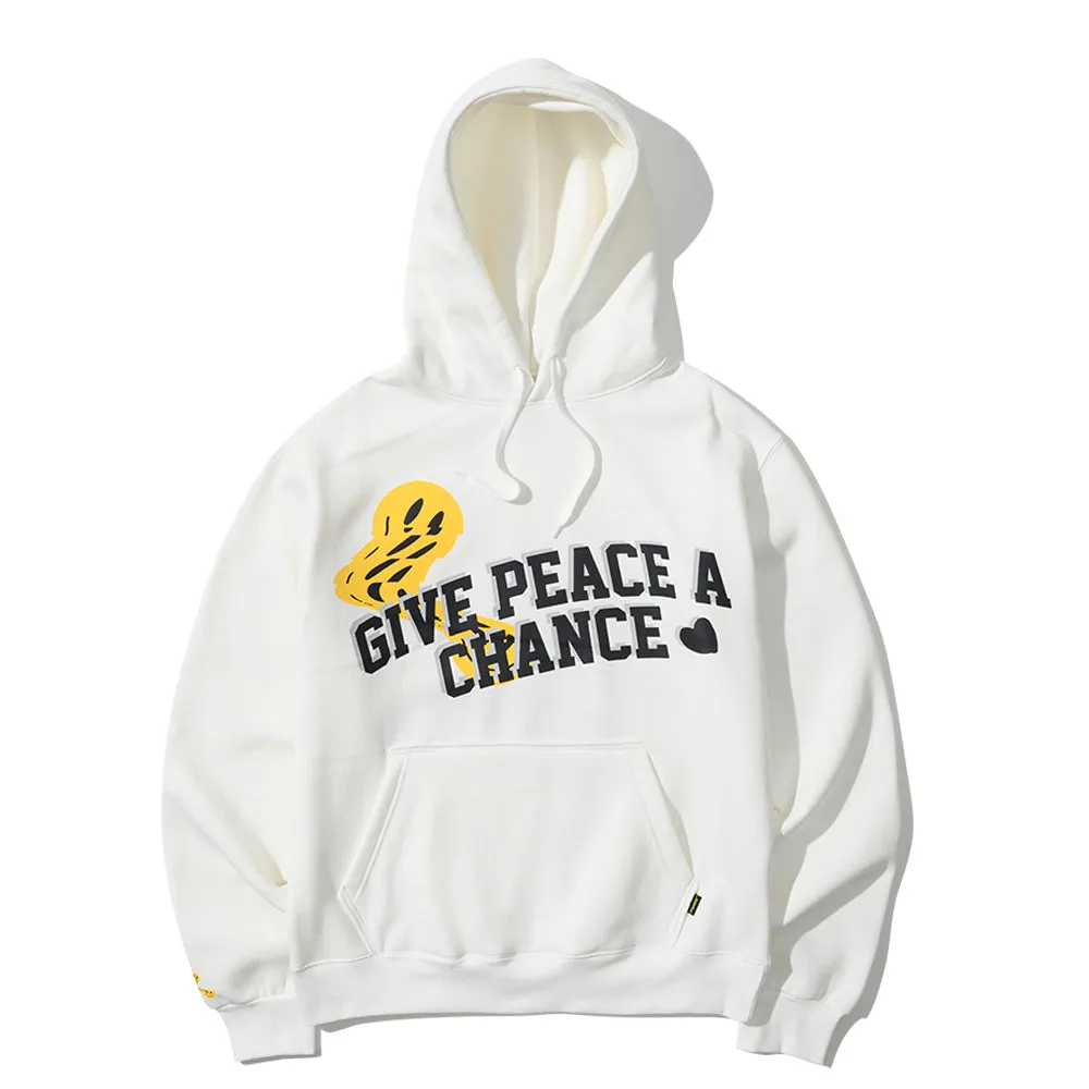 GPC SMILE BIG LOGO HOODIE WHITE