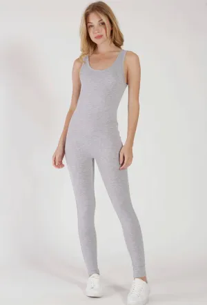 Heather Grey Tank Top Jumpsuit