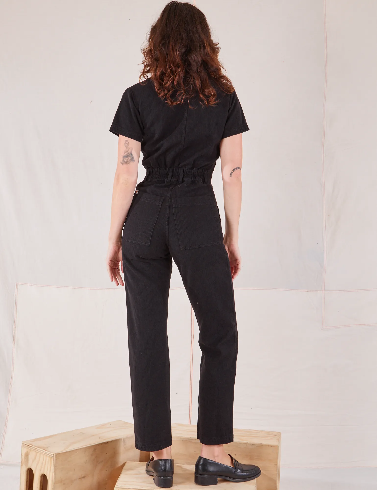 Heritage Short Sleeve Jumpsuit - Basic Black
