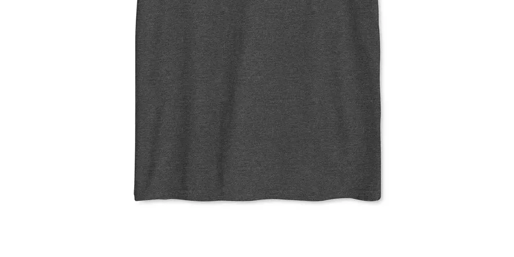 Hybrid Men's Apparel Gray Heather Short Sleeve Classic Fit T-Shirt Dark Gray Size Small