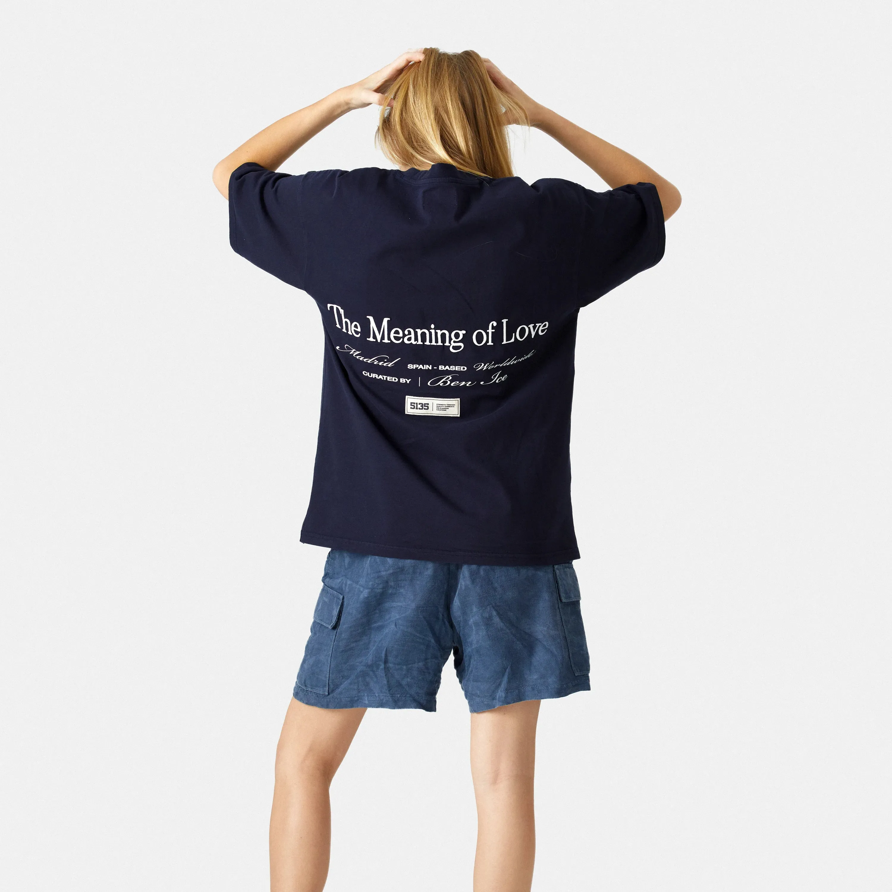 Insider Navy Oversized Tee