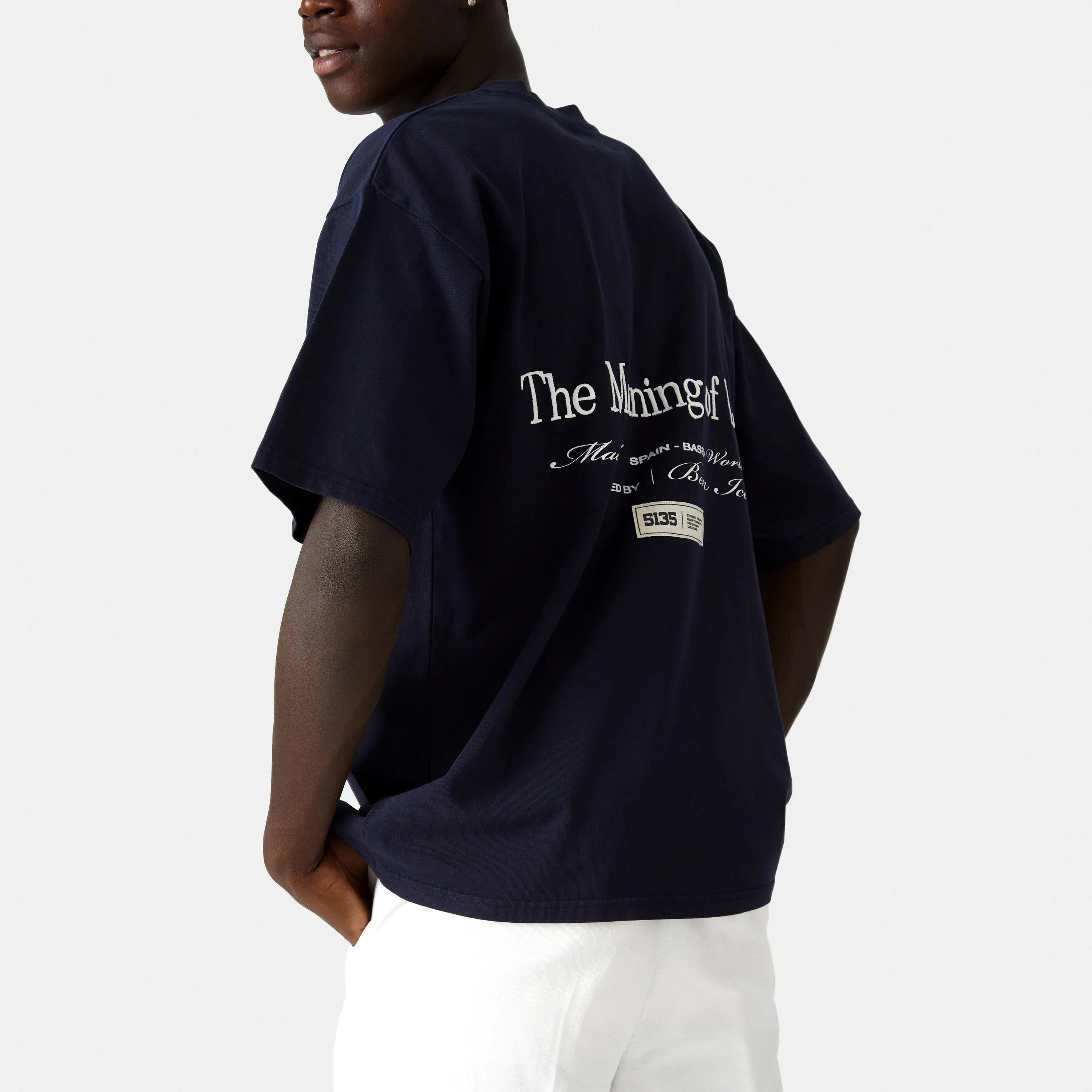 Insider Navy Oversized Tee
